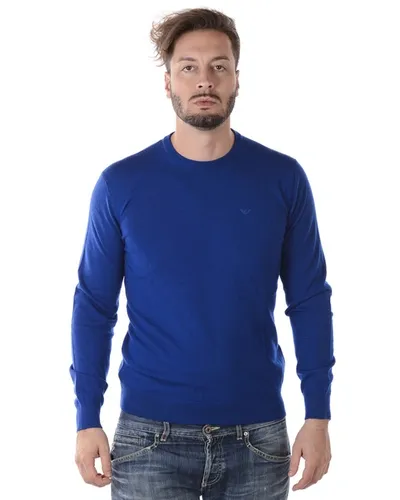 Emporio Armani Sweater In Blue