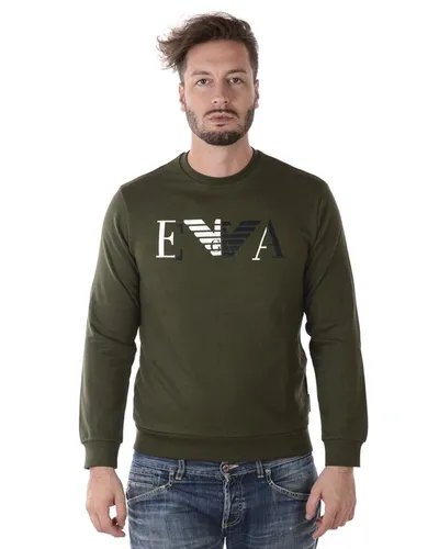 Emporio Armani Sweatshirt Hoodie In Green