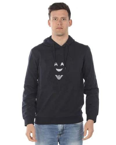 Emporio Armani Sweatshirt Hoodie In Black