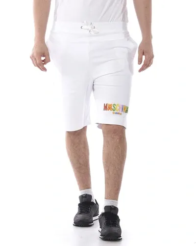 Moschino Swim Short In White