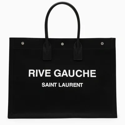 Saint Laurent Rive Gauche Black Tote Bag