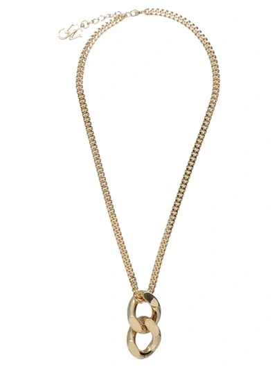 Jw Anderson 'chain Link Pendant' Necklace In Gold