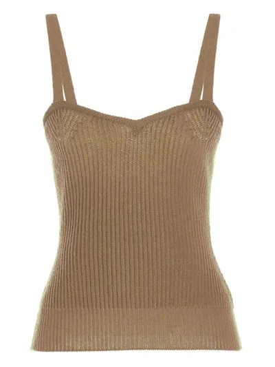 Mixik Helen Top In Beige