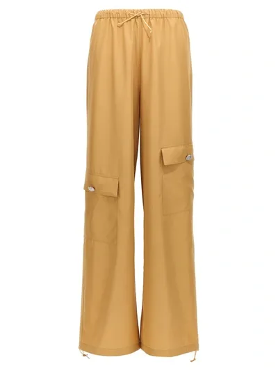 Not After Ten Parachute' Pants Beige