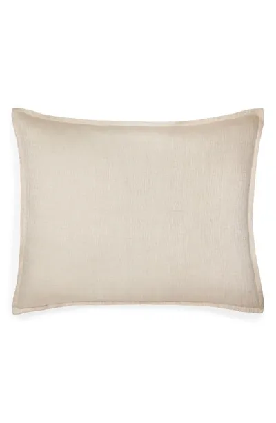 Sferra Dresano Open Weave Cotton Sateen Sham In Oat