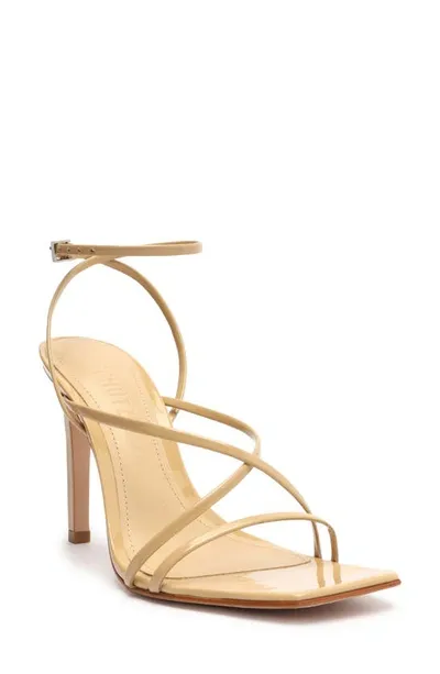 Schutz Bari Leather Strappy Heel In Light Nude, Women's At Urban Outfitters