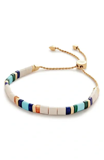 Monica Vinader Delphi Jasper Friendship Bracelet In White