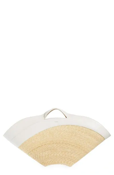 Alaïa Khaima Large Basket Top-handle Bag In Ivoire