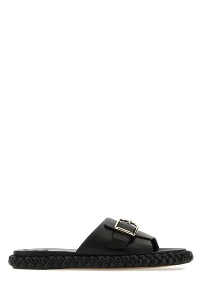 Chloé Chloe Slippers In Black