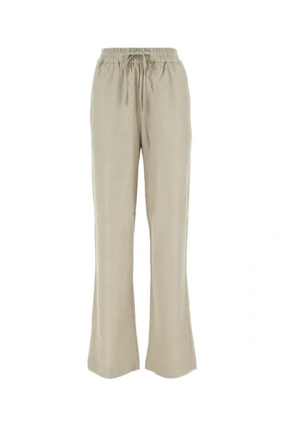 Co Drawstring Elastic Waist Pants In 261