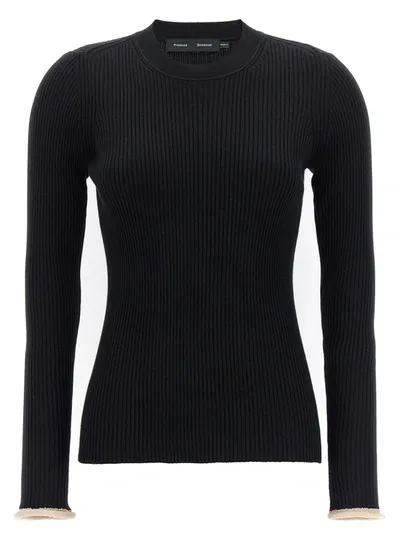 Proenza Schouler Ribbed Sweater Sweater, Cardigans In Black