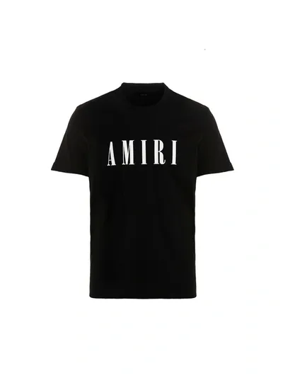 Amiri Black Cotton T-shirt