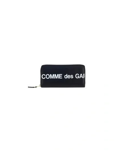 Comme Des Garçons Wallet With Zip In Black