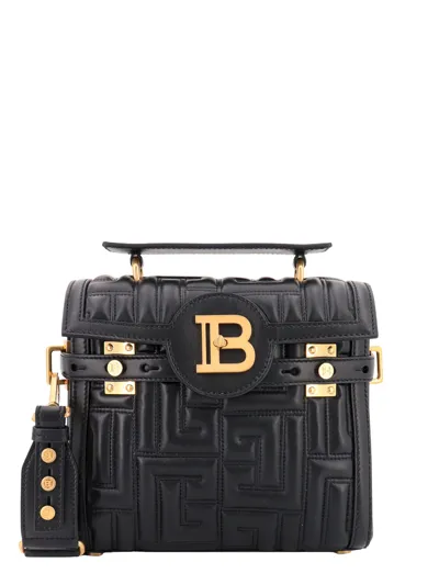 Balmain B-buzz 23 Tote Bag In Noir