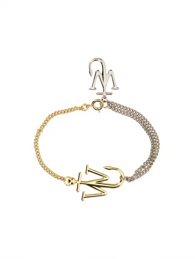 Jw Anderson Anchor Bracelet In Multicolour