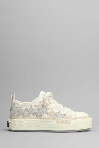 Amiri Stars Court Low-top Sneakers In Albaster