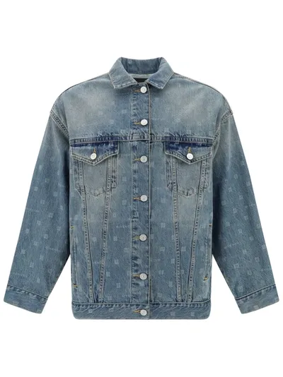 Givenchy Oversized Denim Jacket In Blue