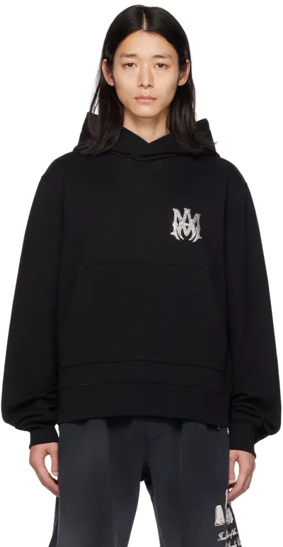 Amiri Black Embellished Hoodie