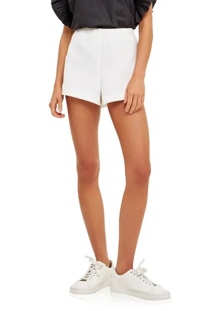 English Factory Women's Low-rise Shorts In White