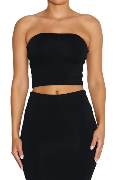 Naked Wardrobe The Nw Tube Top In Black