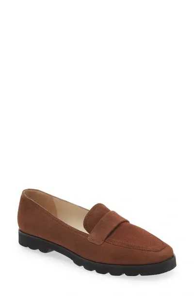 Amalfi By Rangoni Giuliano Loafer In Castagno Cashmere