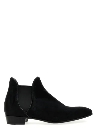 Lidfort Calf Hair Ankle Boots Boots, Ankle Boots Black