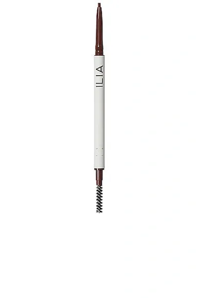 Ilia In Full Micro-tip Brow Pencil In Aubrun Brown