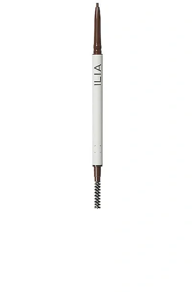 Ilia In Full Micro-tip Brow Pencil In Dark Brown