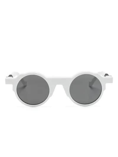 Vava Eyewear Bl0002 Round-frame Sunglasses In White