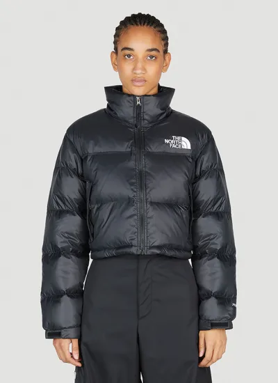 The North Face Nuptse Short Jacket In Tnf Black