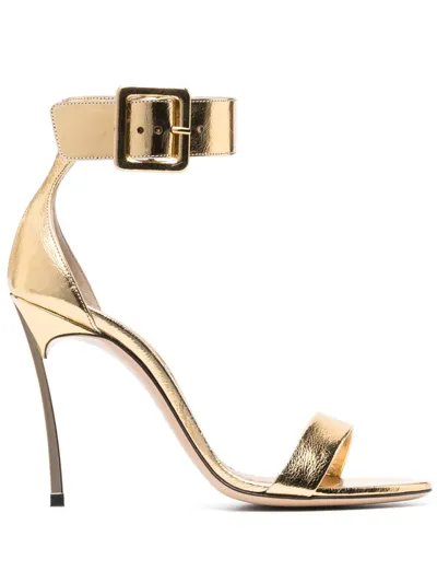 Casadei Blade Eloisa Metallic - Woman Sandals Golden 37