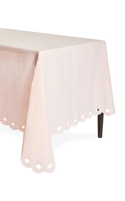 Moda Domus Linen Tablecloth In Pink