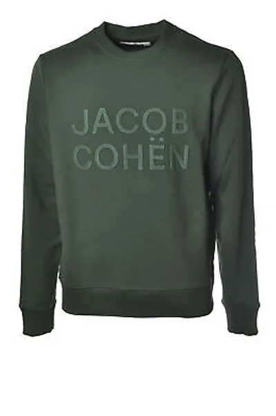 Pre-owned Jacob Cohen Mann Langarm-sweatshirt Verde 13905