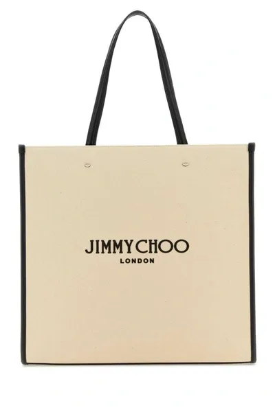 Jimmy Choo Handbags. In Beige