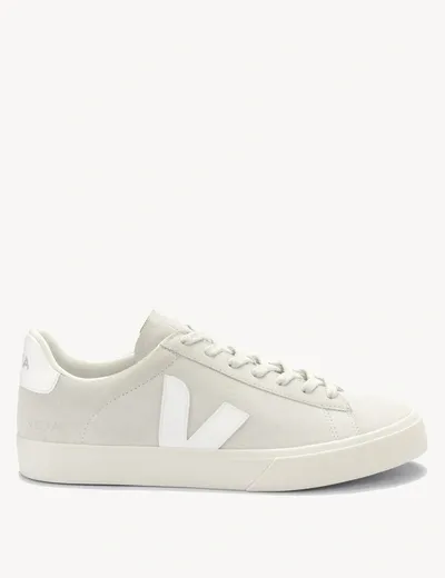 Veja Campo Leather Trainers In Beige Suede