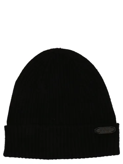 Brioni Fisherman's Rib Beanie Hats