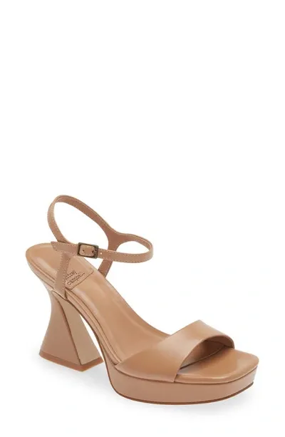 Jeffrey Campbell Jadie Platform Sandal In Natural