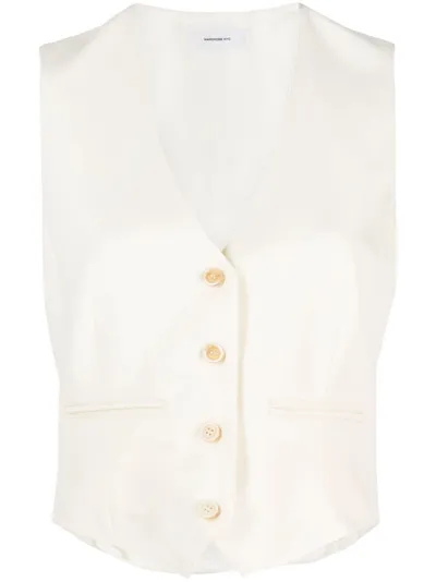 Wardrobe.nyc Wool Waistcoat In White