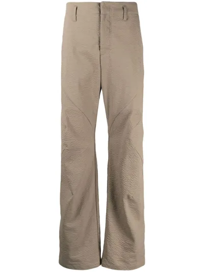 Post Archive Faction Straight-leg Trousers In Brown