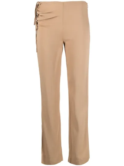 Christopher Esber Tan Bertoia Trousers In Neutrals