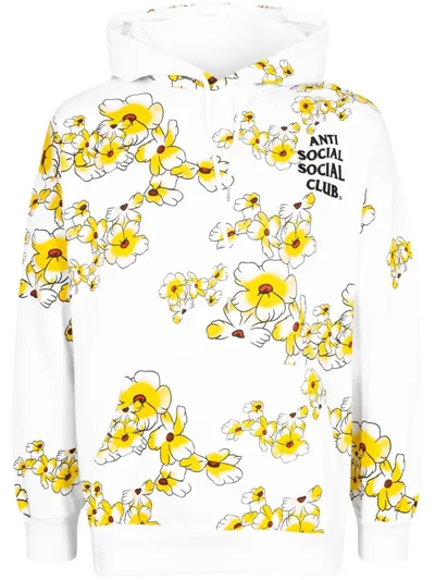 Anti Social Social Club Draw Conclusions Hoodie In White