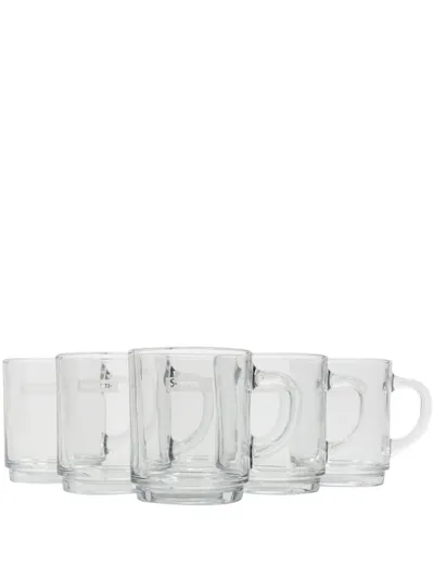 Supreme X Duralex Glass Mugs (set Of 6) In Clear