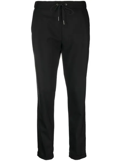 Fabiana Filippi Virgin-wool Cropped Trousers In Black