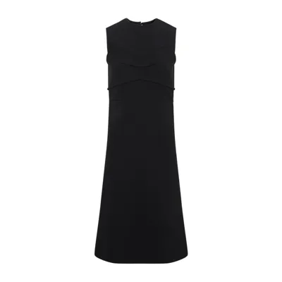 Sportmax Crewneck Sleeveless Dress In Black