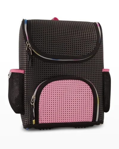 Light+nine Kid's Student Inspired Brick Backpack In Pink