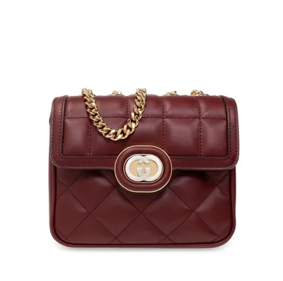 Gucci Deco Mini Shoulder Bag In Purple