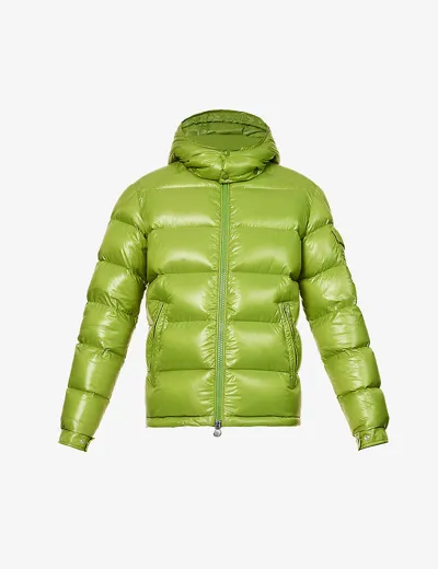 Moncler Maya Padded Jacket In Green