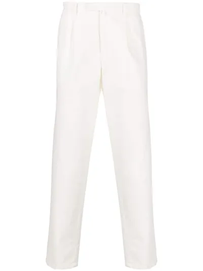 Briglia 1949 Cotton Chino Trousers In White