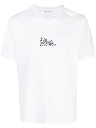 Jacob Cohen Logo-print Cotton T-shirt In White