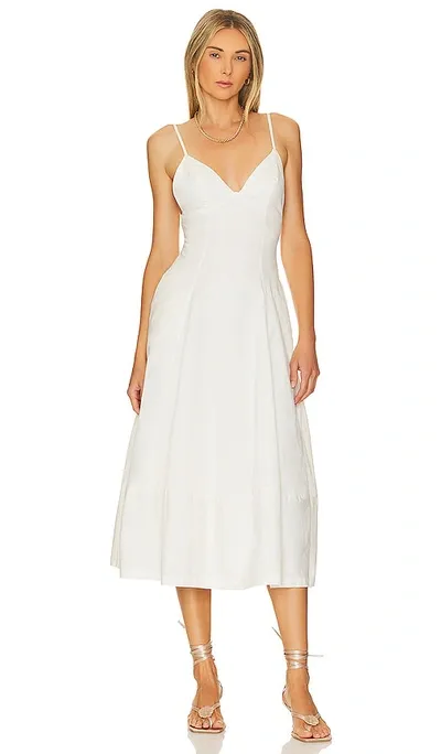 Free People Finer Things Midi Dress In Ivory